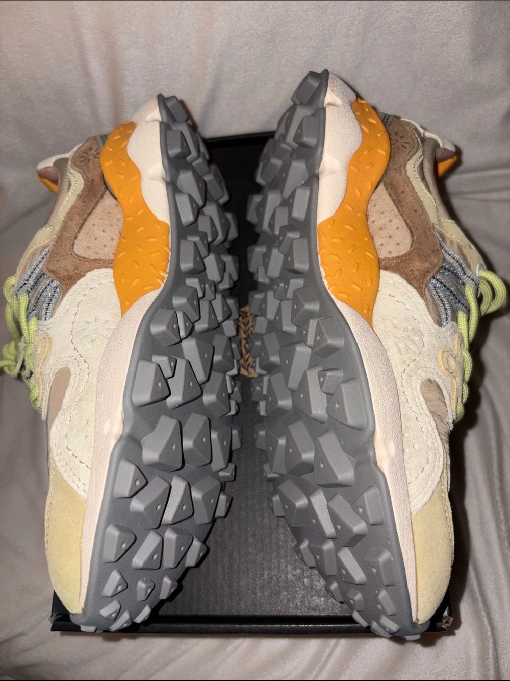 NWT Flower Mountain Yamano 3 Sneaker in Beige / Yellow - Picture 14 of 16